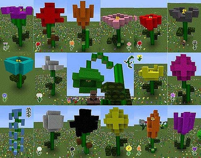 cross breeding magic flowers minecraft