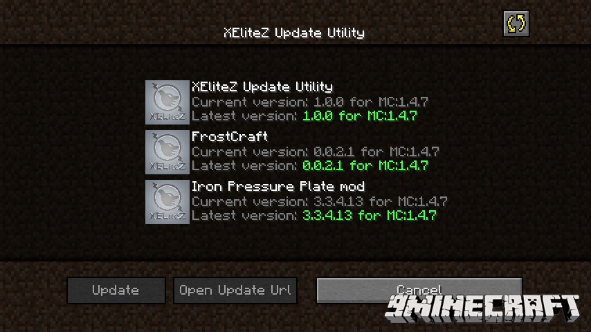 http://img.niceminecraft.net/Mods/XEliteZ-Mod-Update-Utility-2.jpg